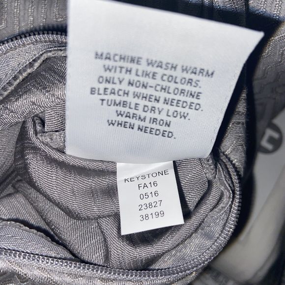 Hotel Collection Keystone Light Grey Euro Sham - Picture 7 of 7